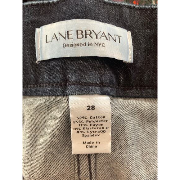 Lane Bryant high rise ultimate stretch dark wash jeggings plus size woman’s 28 - Picture 4 of 7